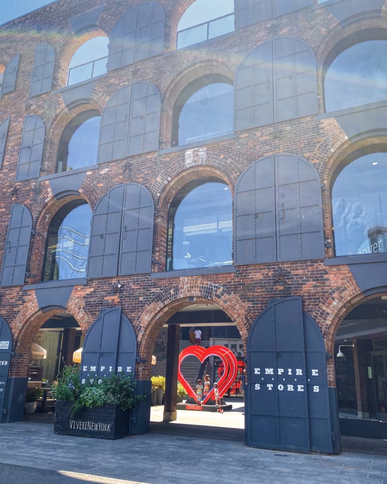 Reflections on the missing Empire Store Dumbo Heart
