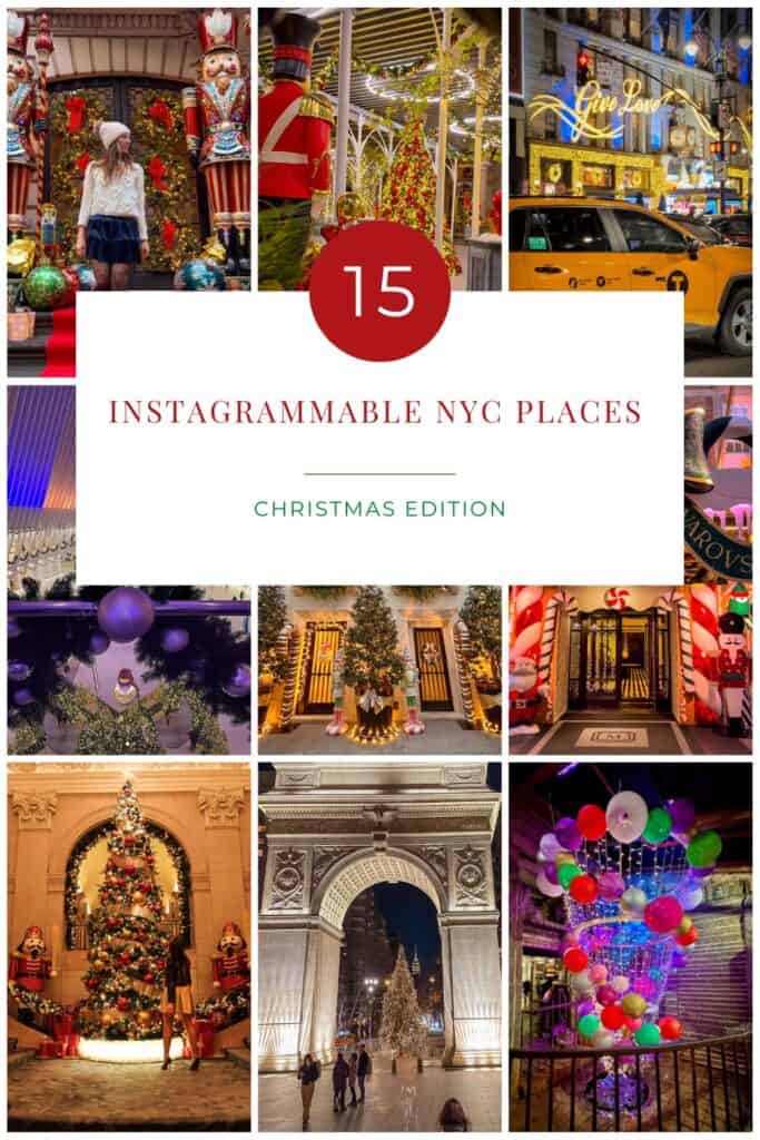 Best instagrammable Christmas spots NYC 2025 holiday guide