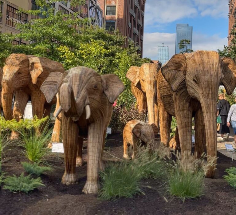 NYC’s Must-See Art Installation: 100 Indian Elephants Take Over Meatpacking District
