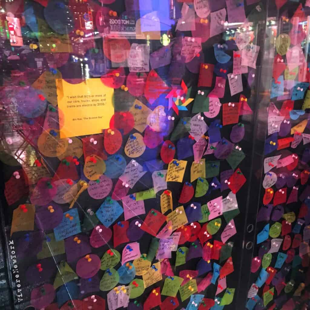 Times Square NYE confetti wish wall tradition over one ton confetti midnight