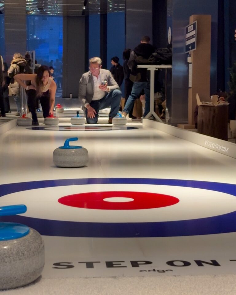 Sky Chalet at Edge: the best Curling Experience Above NYC