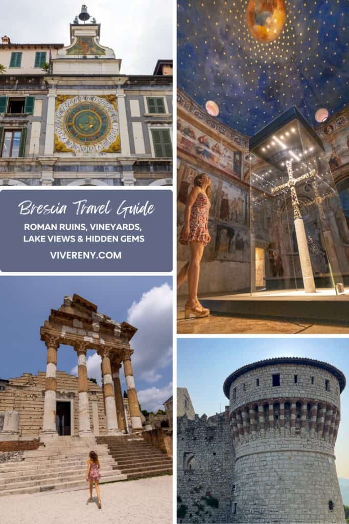 5-day Brescia Italy itinerary - hidden gem between Milan and Venice Pinterest