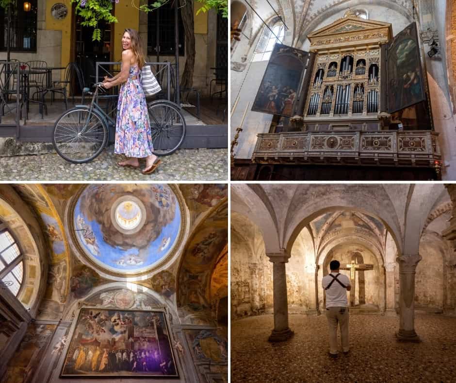 Piazza Paolo VI Brescia Italy with Duomo Vecchio and Duomo Nuovo - things to do in Brescia