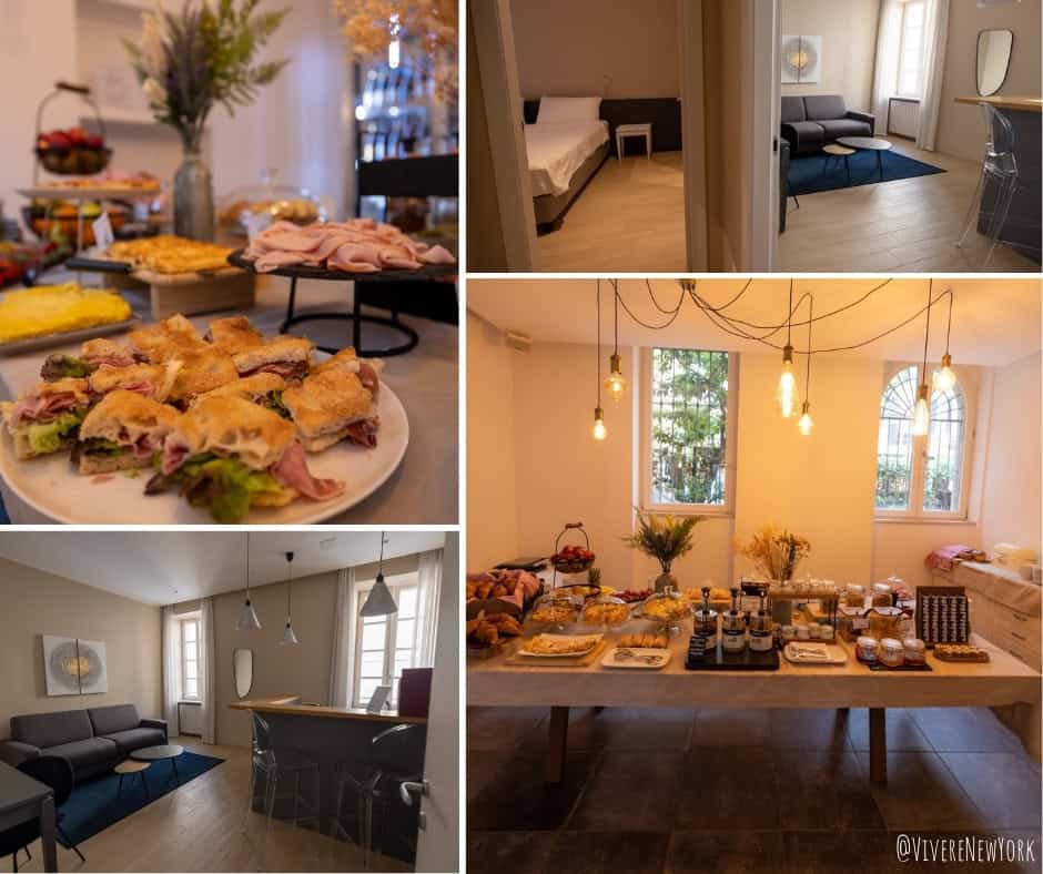 Corte Novella boutique hotel entrance in Brescia Italy historic center