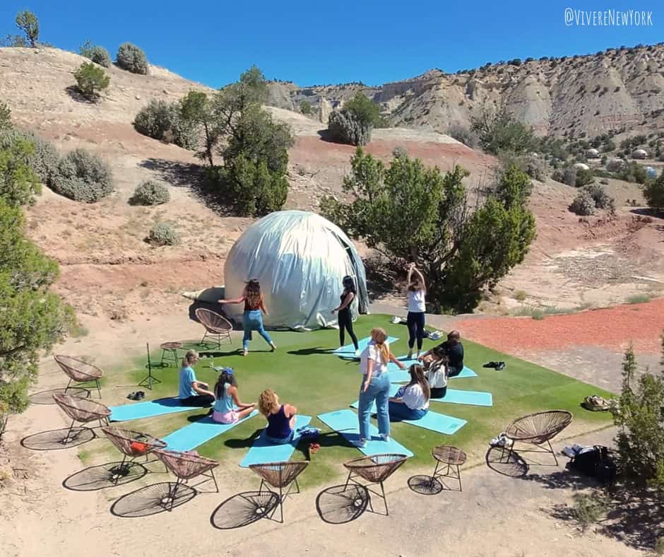Clear Sky Resorts guided breathwork session Bryce Canyon Utah wellness desert