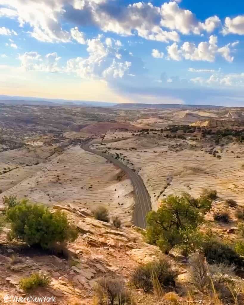 Head of the Rocks Overlook Grand Staircase-Escalante Utah canyon viewpoint slickrock