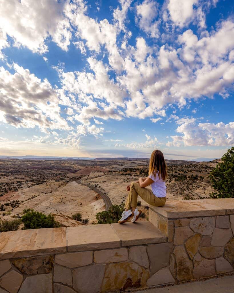 Laura at Grand Staircase-Escalante National Monument Utah desert landscape red rock