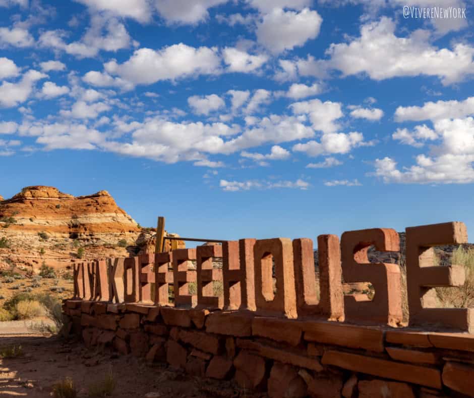 Kiva Koffeehouse Escalante Utah cliff-built café cappuccino red rock canyon views