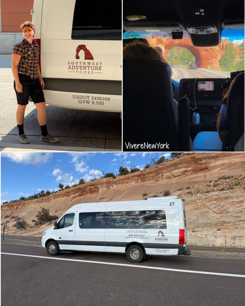 Southwest Adventure Tours van scenic drive Utah Scenic Byway 12 Escalante
