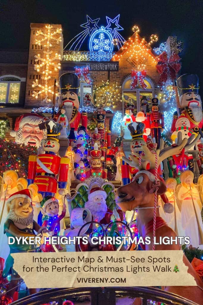 Dyker Heights Christmas lights life-size decorations Brooklyn NYC holiday display