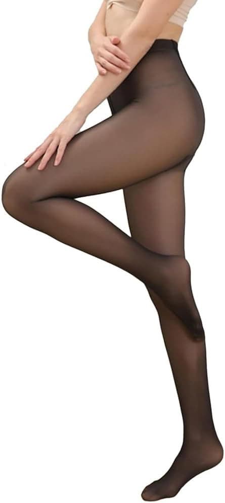 thermal tights for winter, warm opaque legwear for cold weather