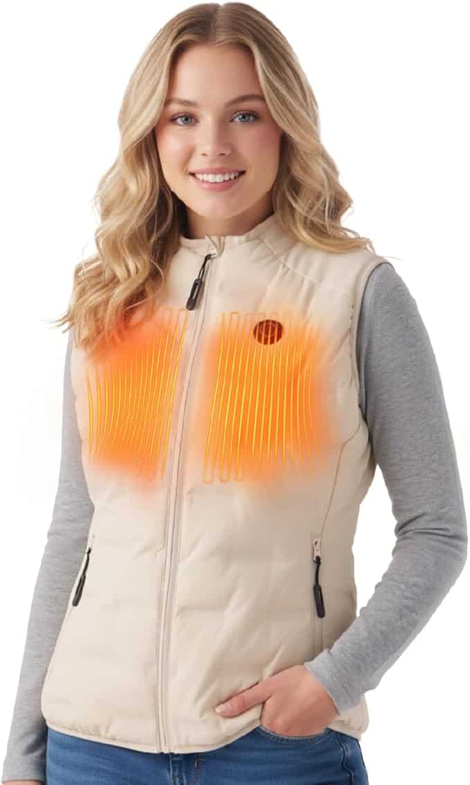 Light, soft, and unbelievably warm heated vest