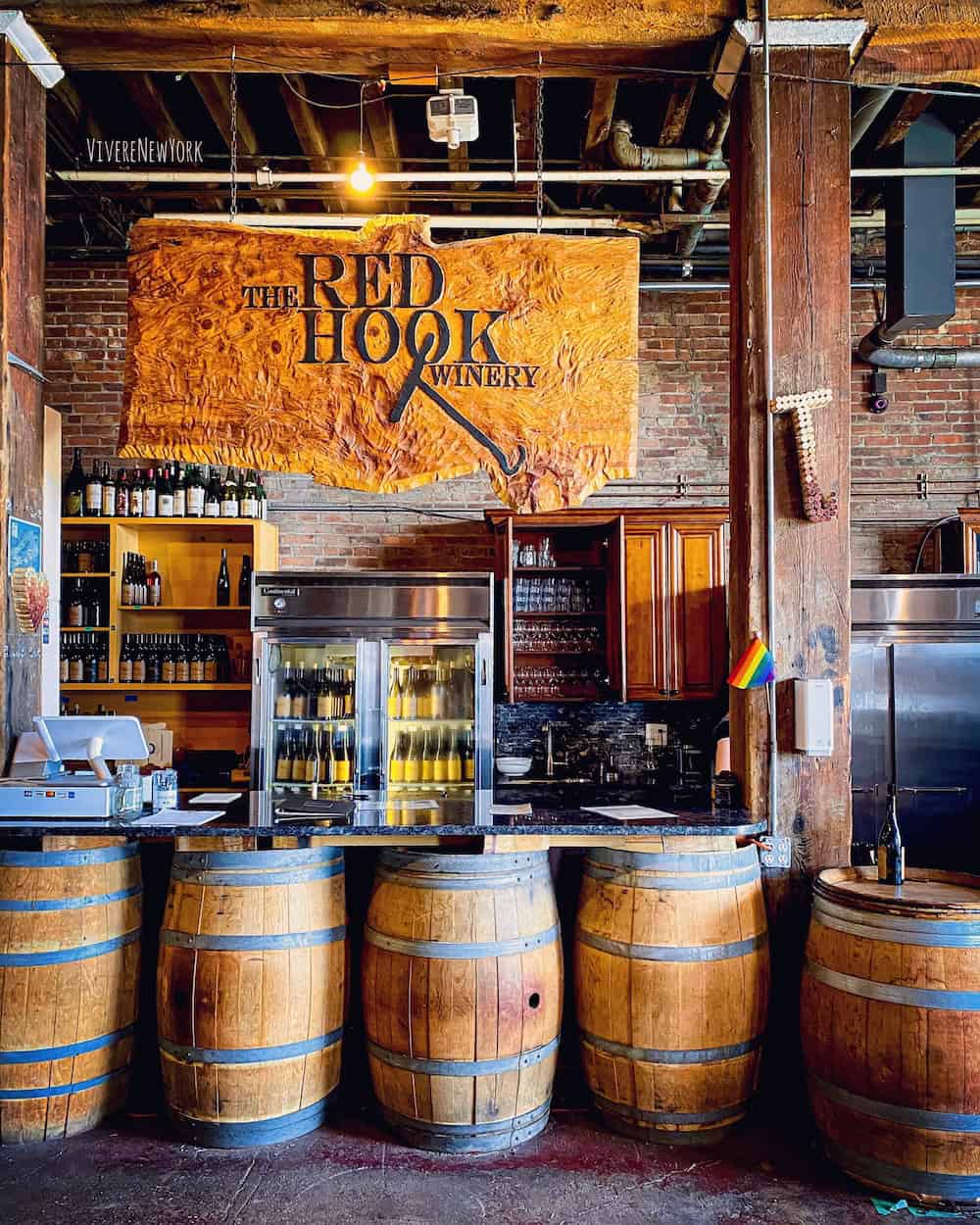Red Hook Winery Brooklyn Pier 41 - wine tasting in NYC summer